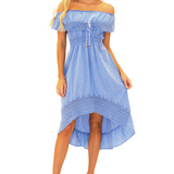 'Olivia' High Low Midi Dress