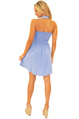 'Dominique' Button Mini Dress