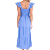 'Christina' Ruffle Sleeve Dress
