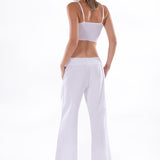 'Mara' Cotton Tie Front Top