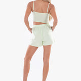 'Mara' Cotton Tie Front Top