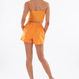 'Mara' Cotton Tie Front Top