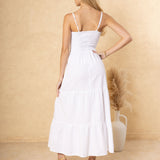 'Adley' Open Front Maxi Dress