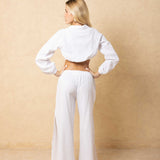 'Maeve' Long Sleeve Tie Top