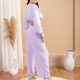 'Solana' Drawstring Wide Leg Pants