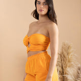 'Brisa' Double Twist Crop Top