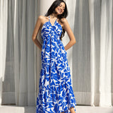 'Selene' Tiered Print Maxi Dress