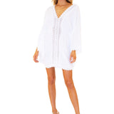 'Amelia' Butterfly Sleeves Cover-Up