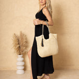 'Elora' Tote Bag Made Of Natural Materials