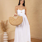 'Kenzie' Bag Made Of Natural Materials