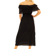'Constance' Off Shoulder Maxi Dress