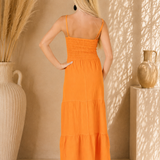 'Adley' Open Front Maxi Dress