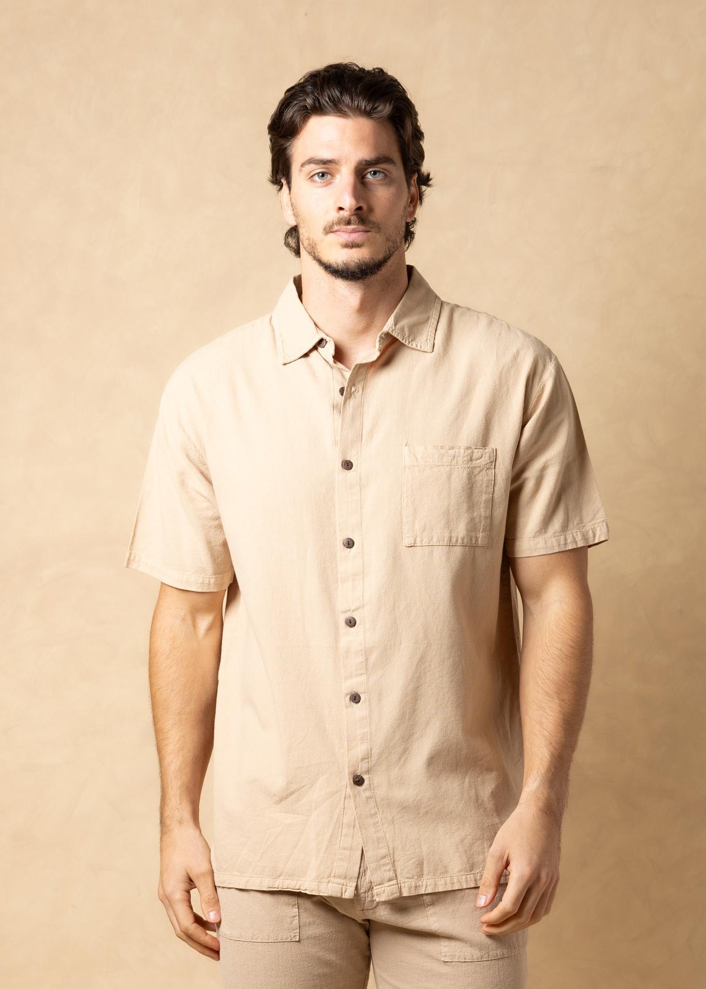 'Ibiza' Cotton Button Down