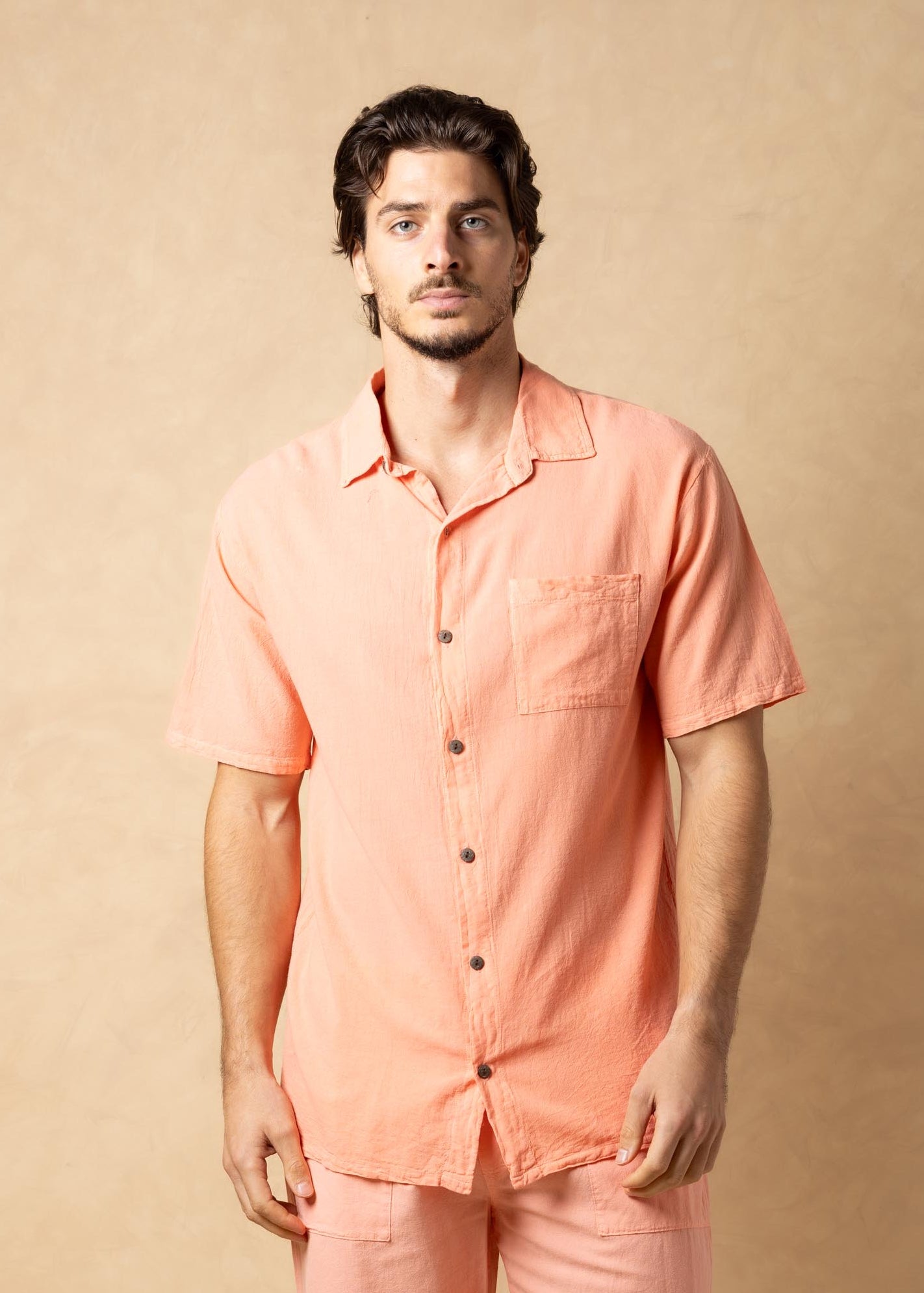 'Ibiza' Cotton Button Down