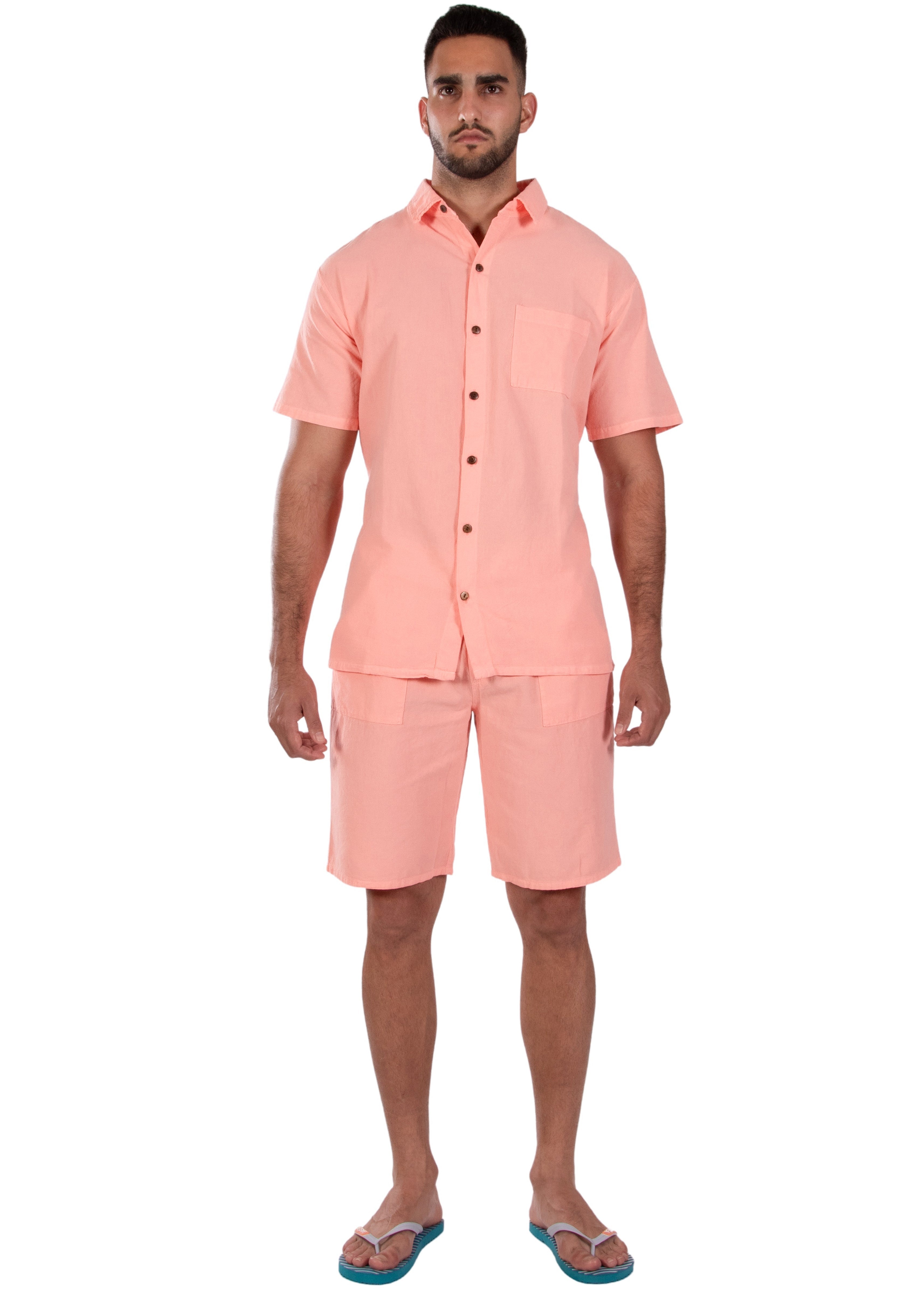 'Ibiza' Cotton Button Down
