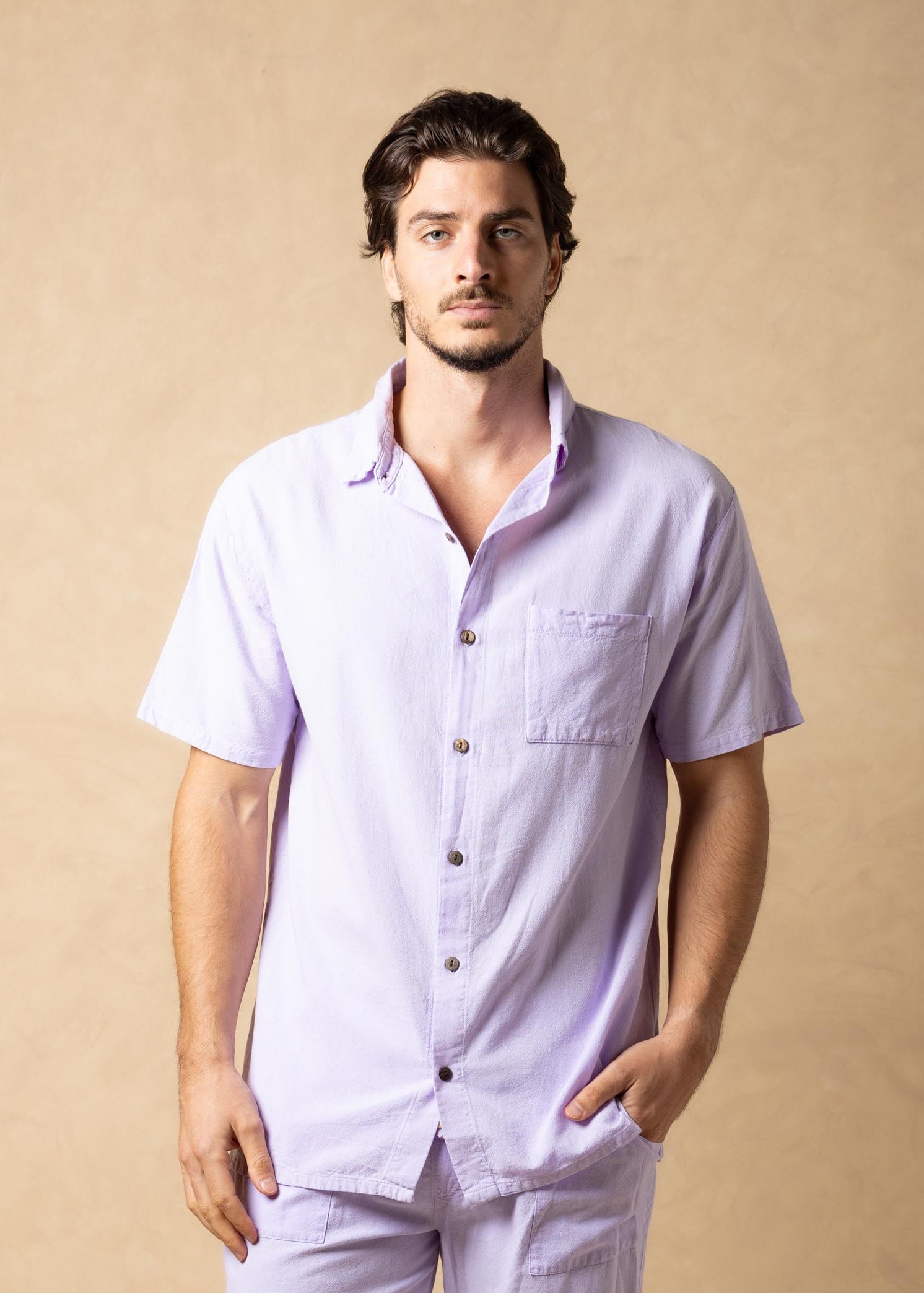 'Ibiza' Cotton Button Down