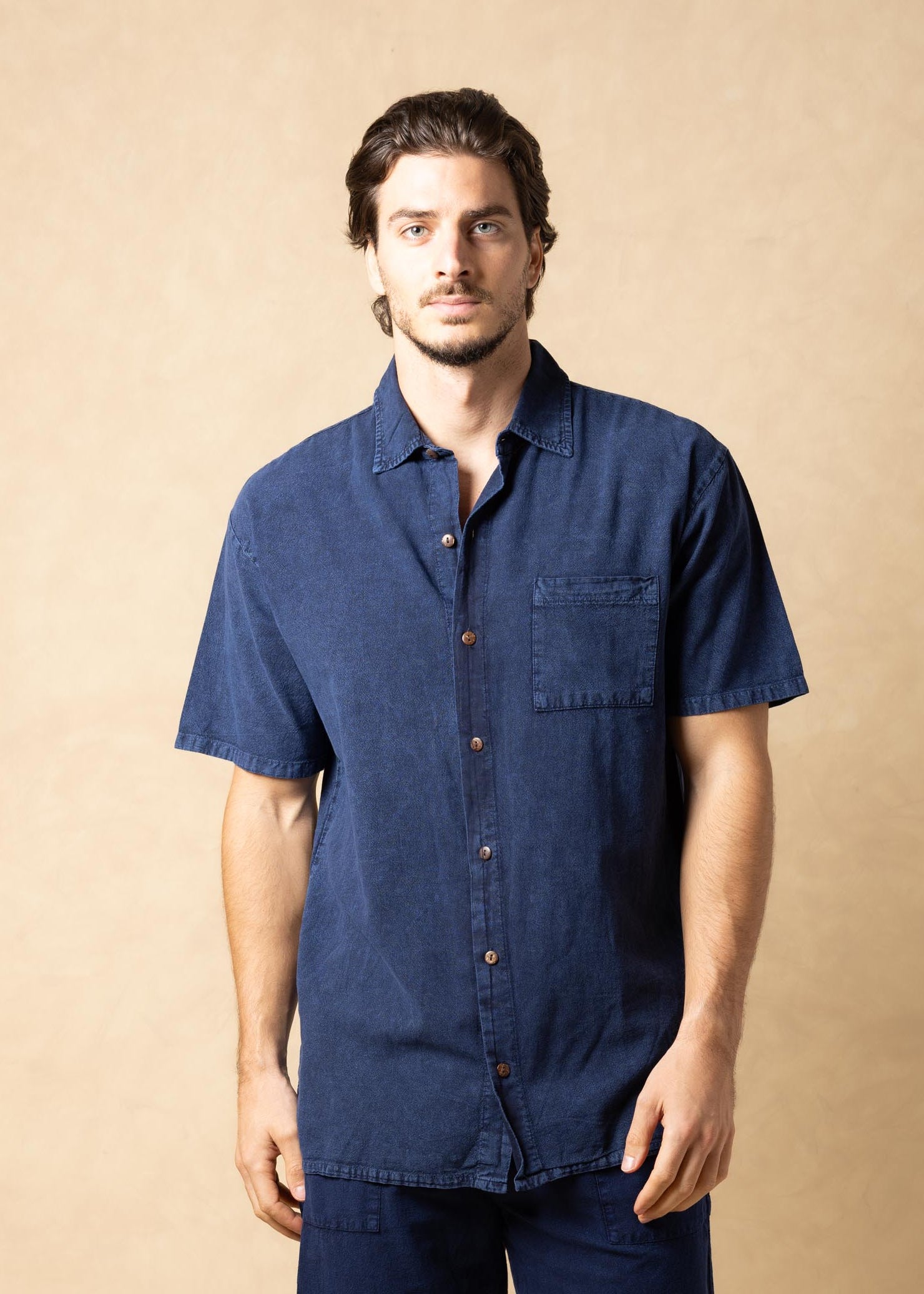 'Ibiza' Cotton Button Down