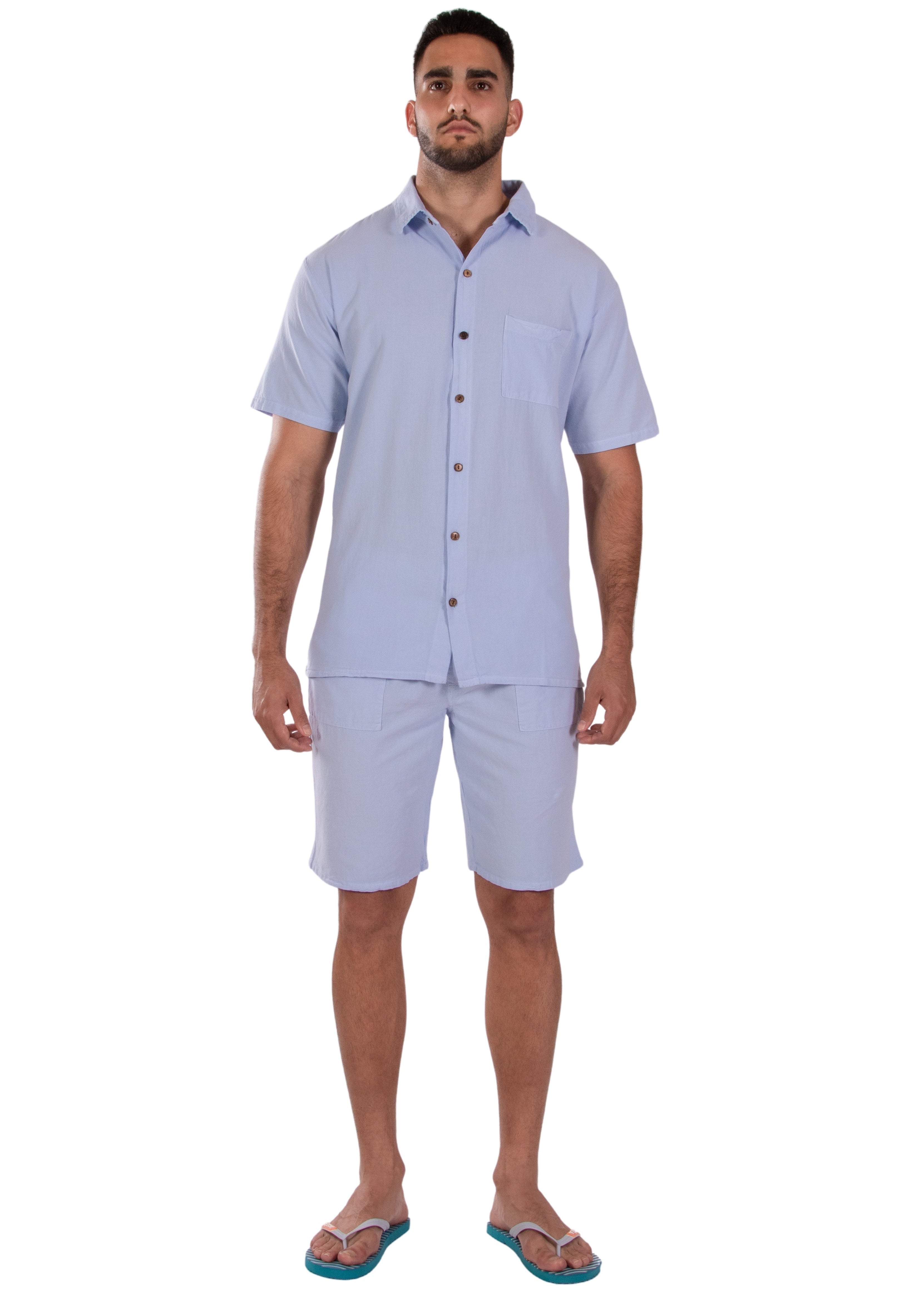 'Ibiza' Cotton Button Down