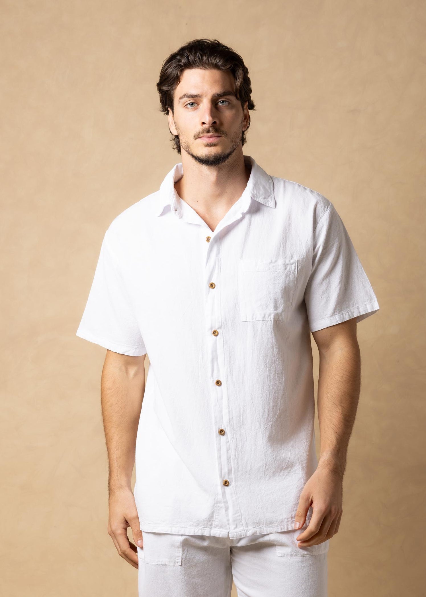 'Ibiza' Cotton Button Down
