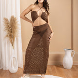 'Zaya' Crochet Mesh Crop Top