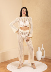 'Maya' Mesh Long Sleeve Top