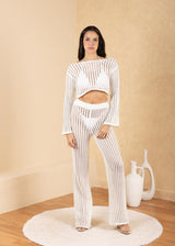 'Maya' Mesh Long Sleeve Top