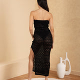 'Amara' Crochet Mesh Dress