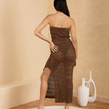'Amara' Crochet Mesh Dress