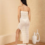 'Amara' Crochet Mesh Dress