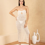 'Amara' Crochet Mesh Dress
