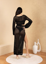 'Siena' Mesh Long Sleeve Top