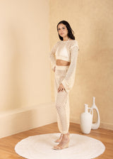 'Siena' Mesh Long Sleeve Top