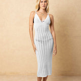 'Klair' Crochet Cover-Up Midi Dress
