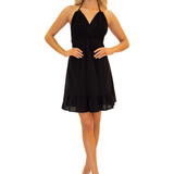 'Athena' Crochet Bust Mini Dress