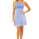'Athena' Crochet Bust Mini Dress