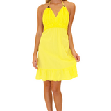'Athena' Crochet Bust Mini Dress
