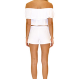 'Mila' Fringe Hem Shorts