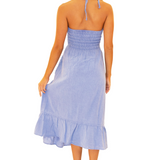'Daphne' Halter Maxi Dress