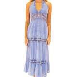 'Daphne' Halter Maxi Dress
