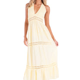 'Daphne' Halter Maxi Dress