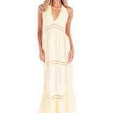 'Daphne' Halter Maxi Dress