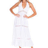 'Daphne' Halter Maxi Dress