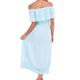 'Constance' Off Shoulder Maxi Dress