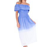 'Constance' Off Shoulder Maxi Dress