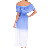 'Constance' Off Shoulder Maxi Dress