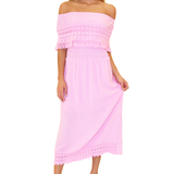 'Constance' Off Shoulder Maxi Dress