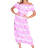 'Constance' Off Shoulder Maxi Dress