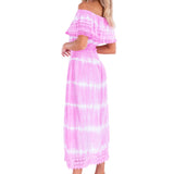'Constance' Off Shoulder Maxi Dress