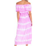'Constance' Off Shoulder Maxi Dress