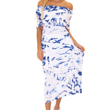 'Constance' Off Shoulder Maxi Dress